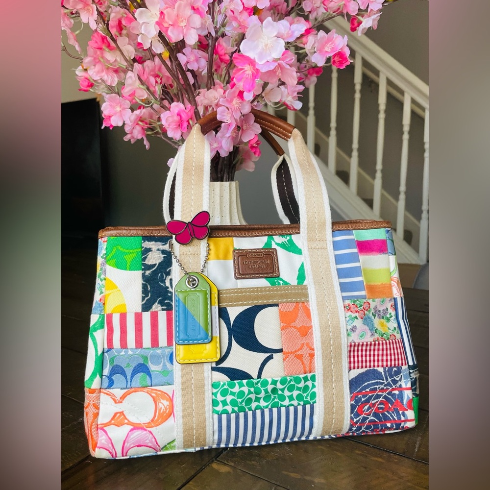 Coach Patchwork Tote Bag